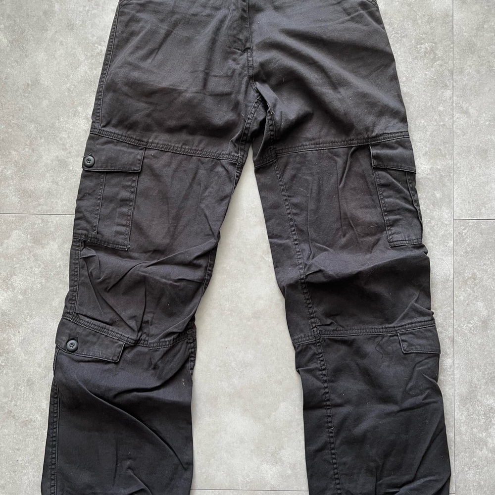 Rothco Black Cargo Pants with Reinforced Knees